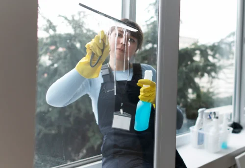 Nettoyage de vitres intérieures et extérieures à Aubigné-Racan